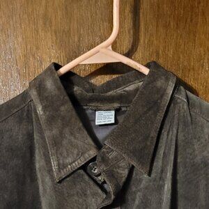 Suede shirt